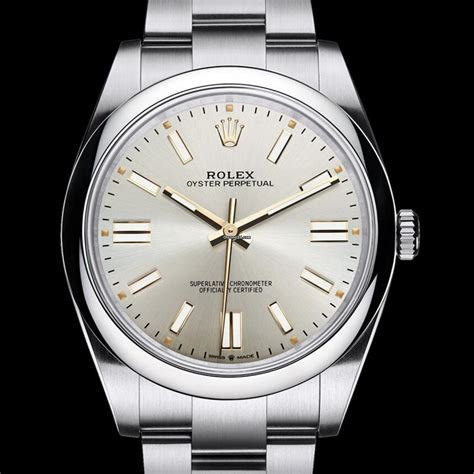 rolex op silver dial|Rolex oyster color variations.